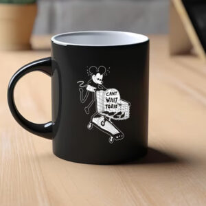 Mickey Mouse Can’t Wait To Die Cartoon Mug1