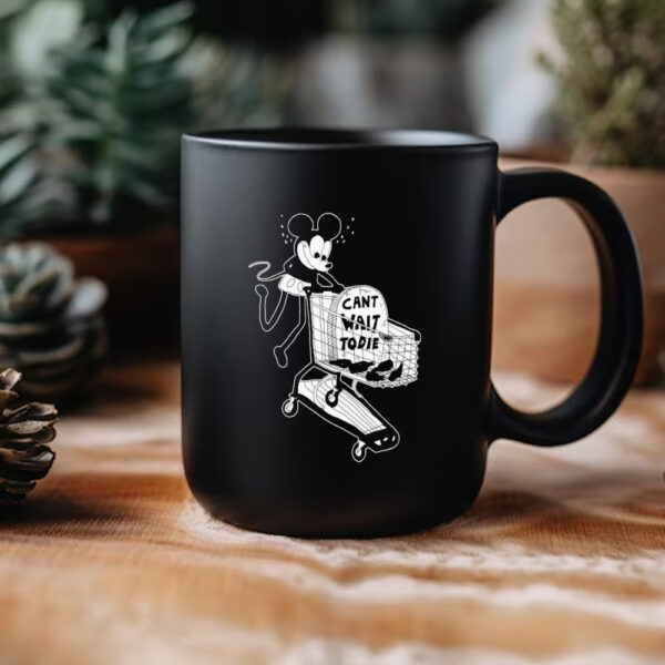 Mickey Mouse Can’t Wait To Die Cartoon Mug3