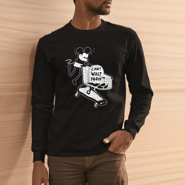 Mickey Mouse Can’t Wait To Die Cartoon T-shirts1