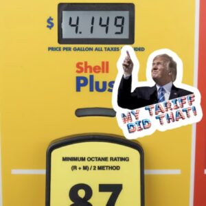 My Tariff Did That Sticker Hilarious Anti Trump