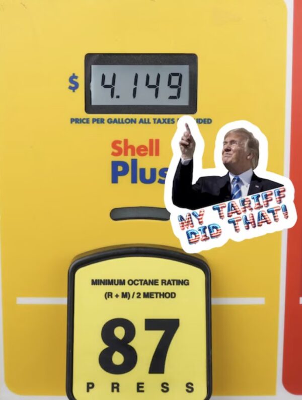 My Tariff Did That Sticker Hilarious Anti Trump