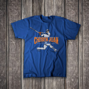 NY Baseball Chosen Juan 22 Blue T-Shirt