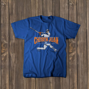 NY Baseball Chosen Juan 22 Blue T-Shirt