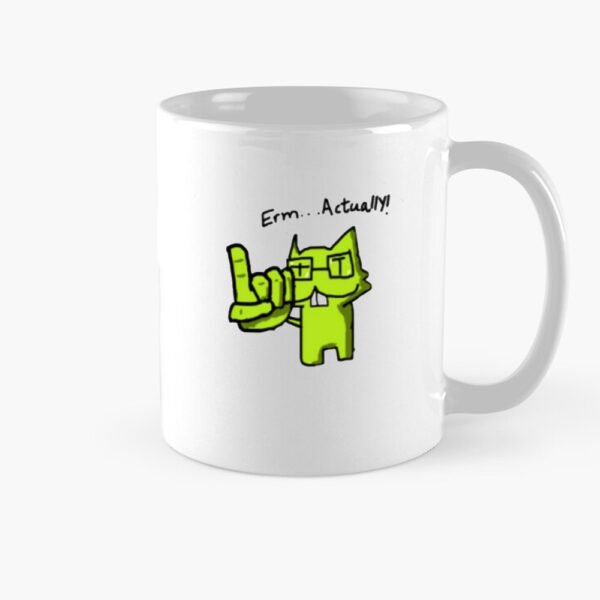 Nerd Pixel Cat Mug