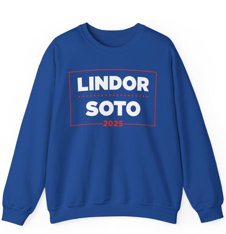 New York Lindor Soto '25 Campaign Crewneck Sweatshirt