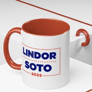 New York Lindor Soto ’25 Campaign Mug US