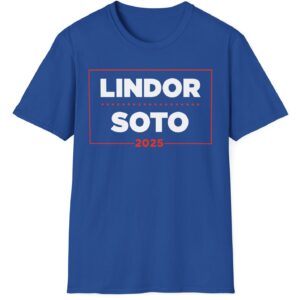 New York Lindor Soto '25 Campaign T-Shirt