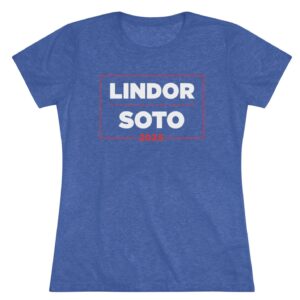 New York Lindor Soto '25 Campaign Women's Shirt US