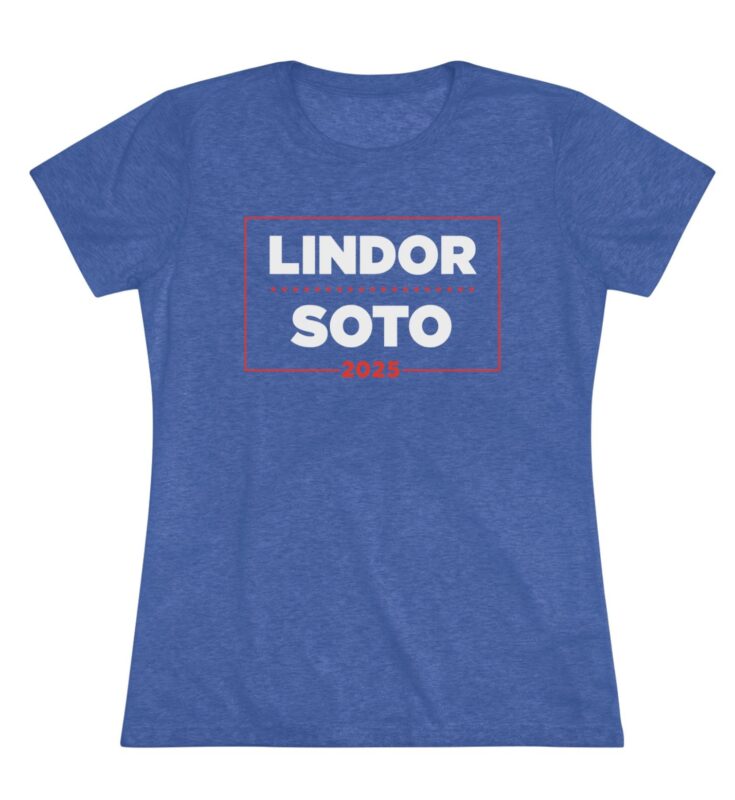 New York Lindor Soto '25 Campaign Women's Shirt US