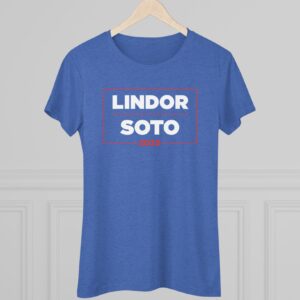 New York Lindor Soto '25 Campaign Women's Shirt US