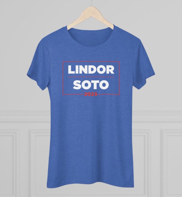 New York Lindor Soto '25 Campaign Women's Shirt US