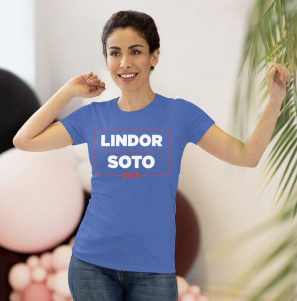 New York Lindor Soto '25 Campaign Women's Shirt US