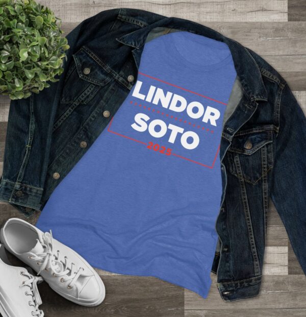 New York Lindor Soto '25 Campaign Women's Shirt US