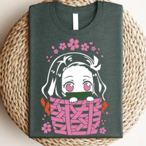 Nezuko Shirt, Chibi Nezuko Shirt, Demon Slay Shirt