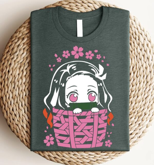 Nezuko Shirt, Chibi Nezuko Shirt, Demon Slay Shirt