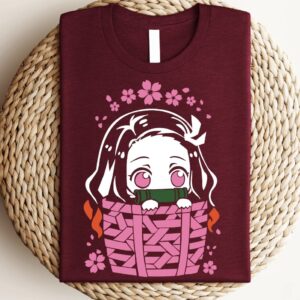 Nezuko Shirt, Chibi Nezuko Shirt, Demon Slay Shirt