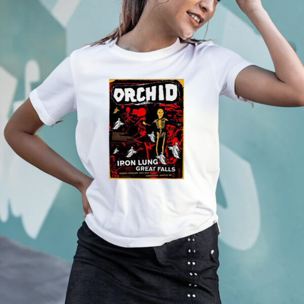 Nice Orchid At Substation In Seattle, Wa On February 10 2025 Tour Poster T-Shirt2