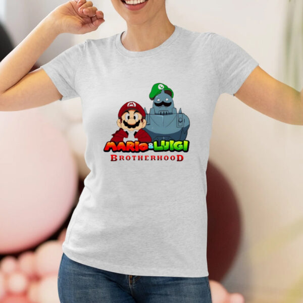 Nintendo and Luigi brotherhood cartoon shirts