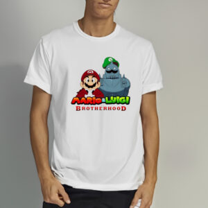 Nintendo and Luigi brotherhood cartoon shirts1