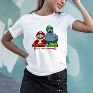 Nintendo and Luigi brotherhood cartoon shirts2