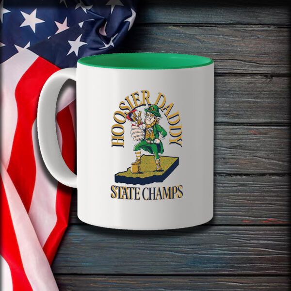 Notre Dame Fighting Irish Hoosier Daddy State Champs Mug1