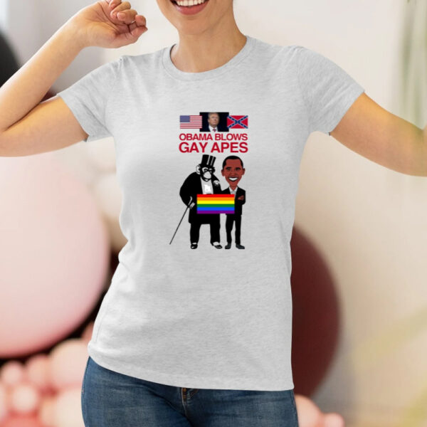 Obama Blows Gay Apes T-Shirt