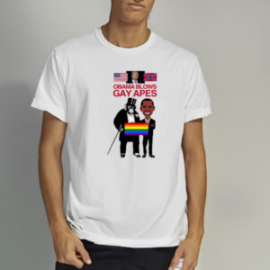 Obama Blows Gay Apes T-Shirt1