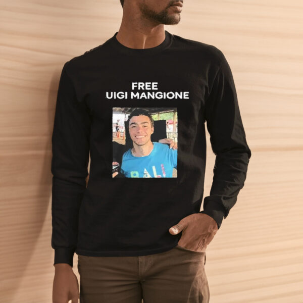 Original Free Luigi Mangione Face T-Shirt3