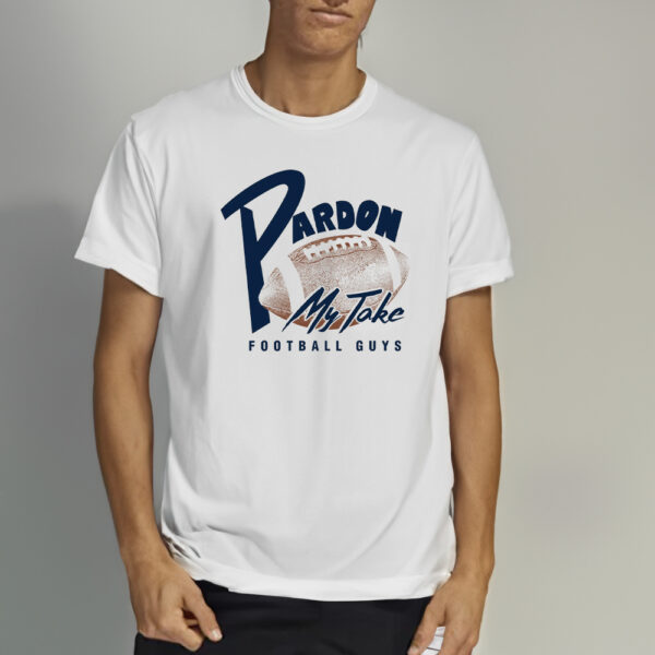 Pardon My Take Football Pocket- T-Shirt