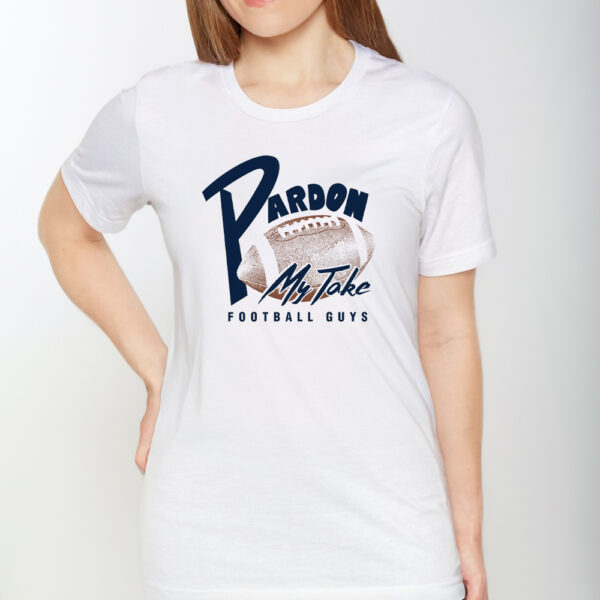 Pardon My Take Football Pocket- T-Shirt1