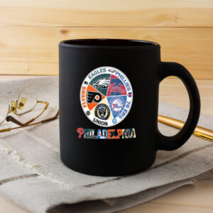 Philadelphia Teams Flyers Eagles Phillies 76 Ers Union Mug