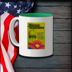 Premium Thievery Corporation Fall Tour 2025 Poster Mug1