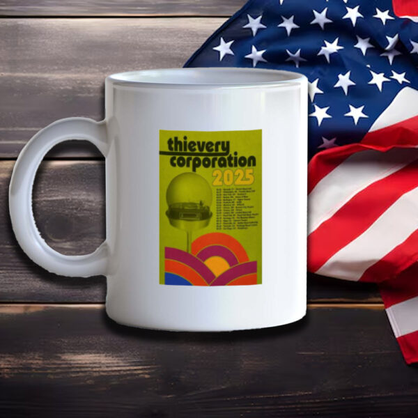 Premium Thievery Corporation Fall Tour 2025 Poster Mug3