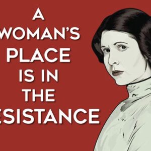 Princess Leia Resistance Stickers