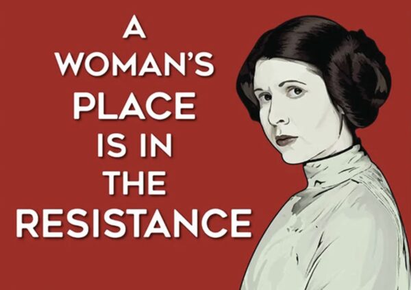 Princess Leia Resistance Stickers