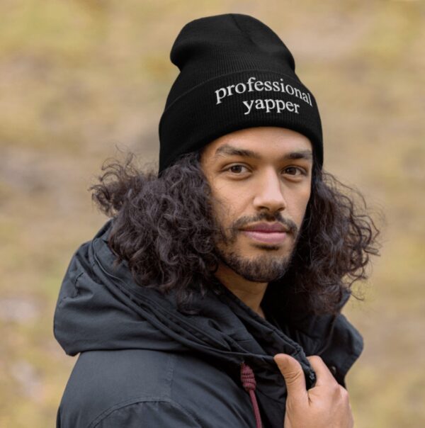 Professional Yapper Cuffed Beanie Hat