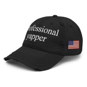 Professional Yapper Distressed Dad Hat