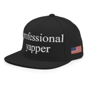 Professional Yapper Snapback Hat