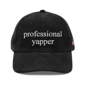 Professional Yapper Vintage corduroy cap