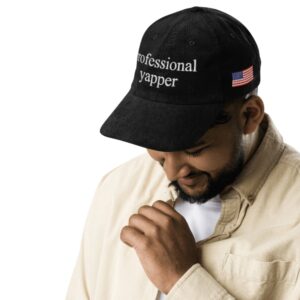 Professional Yapper Vintage corduroy cap