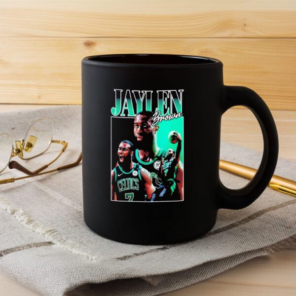 Retro Basketball Jaylen Brown Photographic Mug