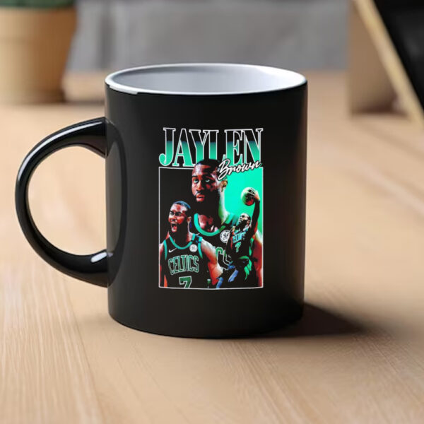 Retro Basketball Jaylen Brown Photographic Mug1