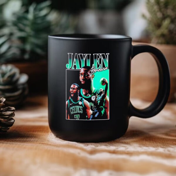 Retro Basketball Jaylen Brown Photographic Mug3