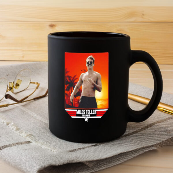 Rooster Topgun Retro Miles Teller Shirtless Mug