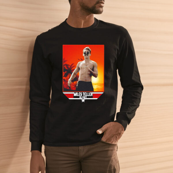 Rooster Topgun Retro Miles Teller Shirtless Shirt1