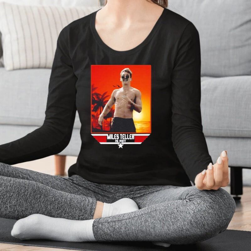 Rooster Topgun Retro Miles Teller Shirtless Shirt2