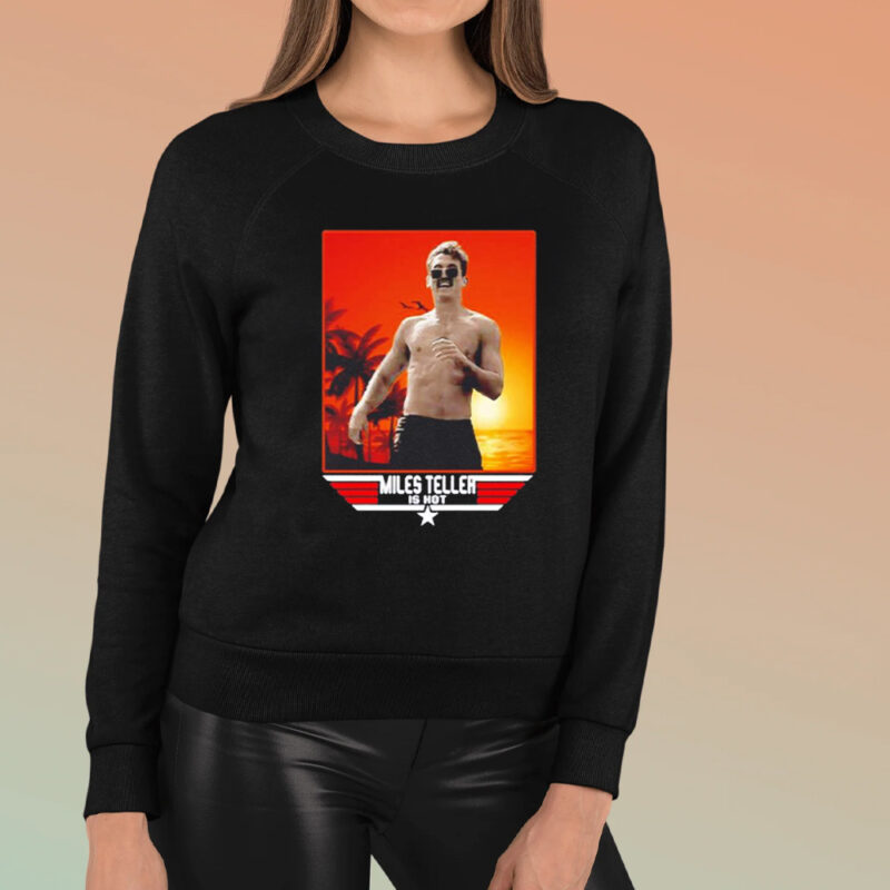 Rooster Topgun Retro Miles Teller Shirtless Shirt3