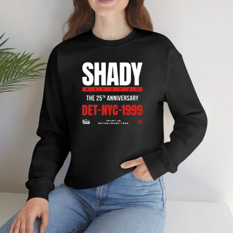 Shadyrecords Shady Records 25Th Anniversary Det Nyc Shirt