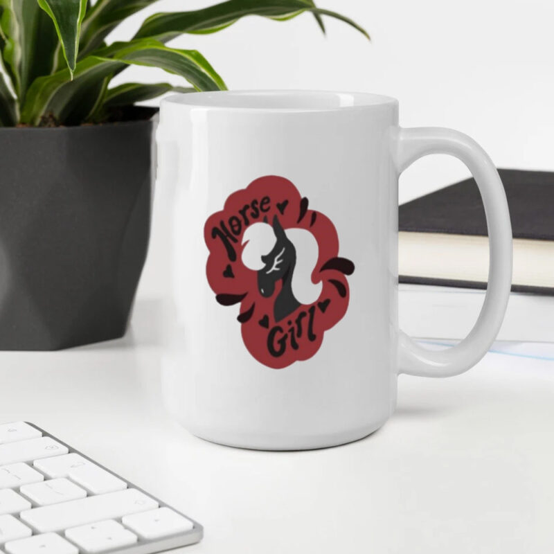 Sharkrobot Horse Girl Mug2