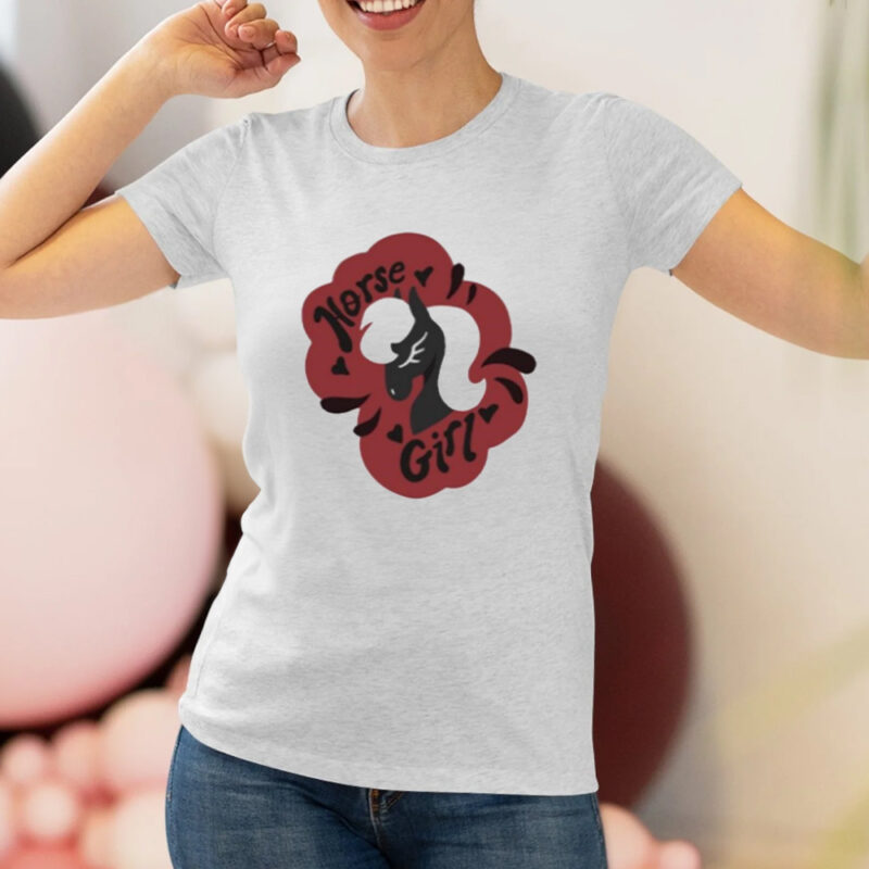 Sharkrobot Horse Girl T-Shirt